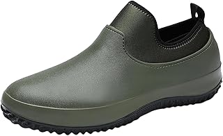 Zapatos de agua EVA para hombre, para lavar el coche, con parte superior baja, antideslizantes, zapatos de trabajo, zapatos de cocina