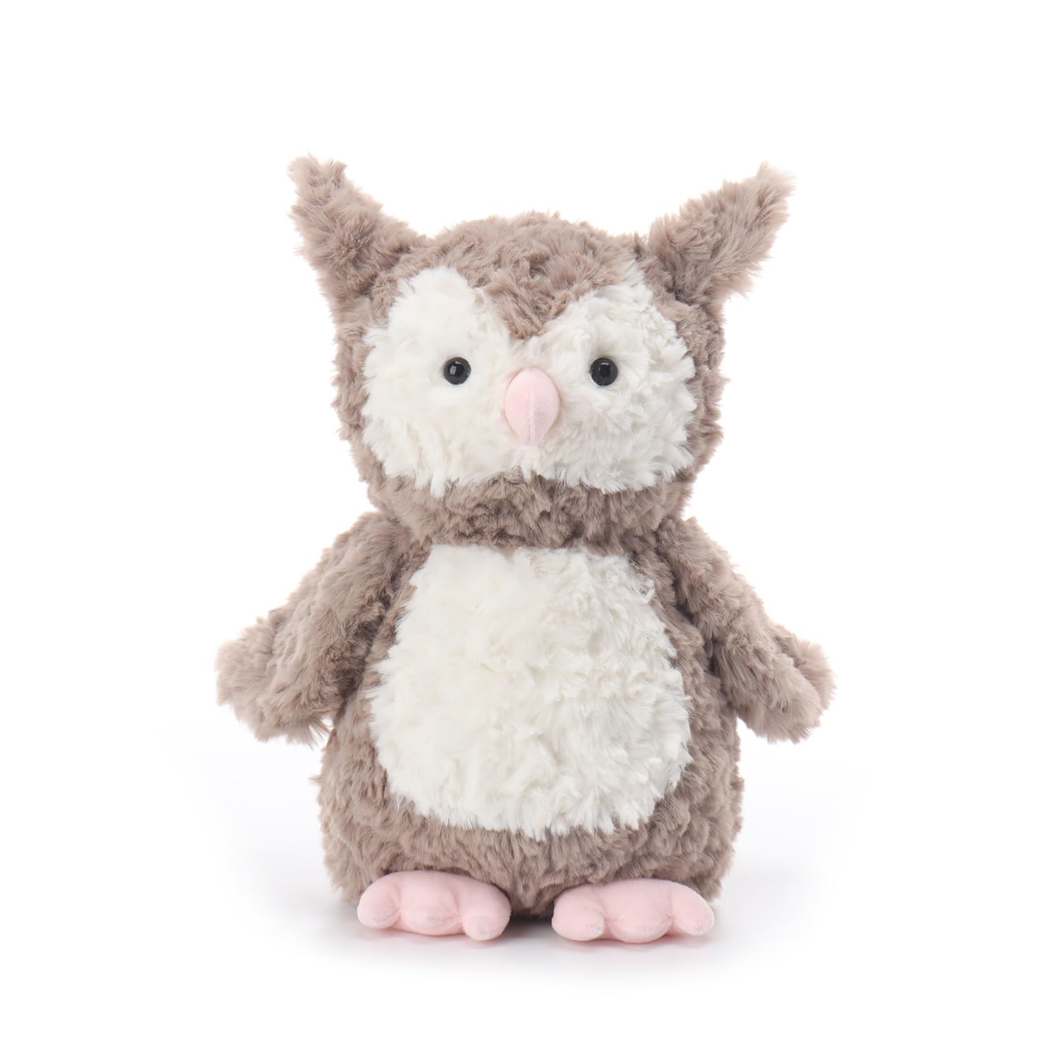 Apricot Lamb Flower Owl Bird Plushies Stuffed Animals for Baby Girl and Boy, Soft Cute Plush Toys for Kids, 12 Inches