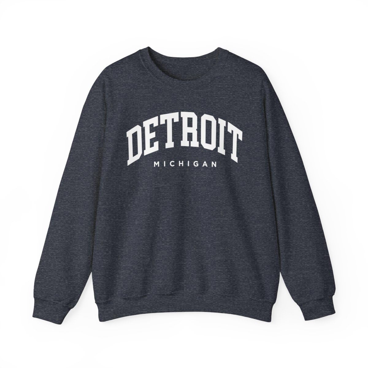CUSTOMI Detroit Michigan Adult Unisex Crewneck Sweatshirt