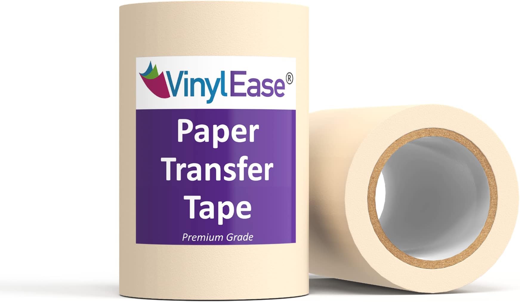 6 inch x 100 feet roll of Paper Transfer Tape with a Medium to High Tack Layflat Adhesive. Works with a Variety of Vinyl. Great for Decals, Signs, Wall Words and More. American Made V0820