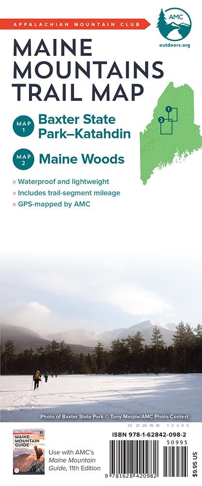 Appalachian Mountain Club Maine Mountains Trail Maps 1-2: Baxter State Park-katahdin and Maine Woods