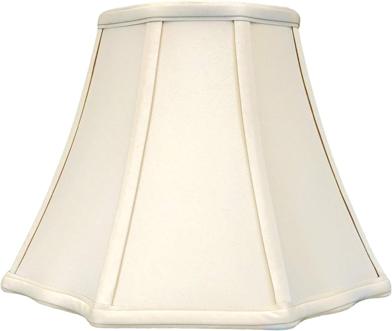 Frее Shірріng 🛒 Royal Designs Flare Bottom Outside Corner Scallop Lamp Shade, Beige, 11 x 20 x 14