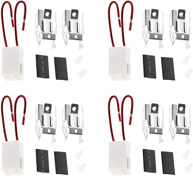 12001676 バーナーターミナルブロックキット 電気レンジストーブ Whirlpool Kenmore Maytag AP4009015 PS1570190 レンジバーナーレセプタクル - 4個