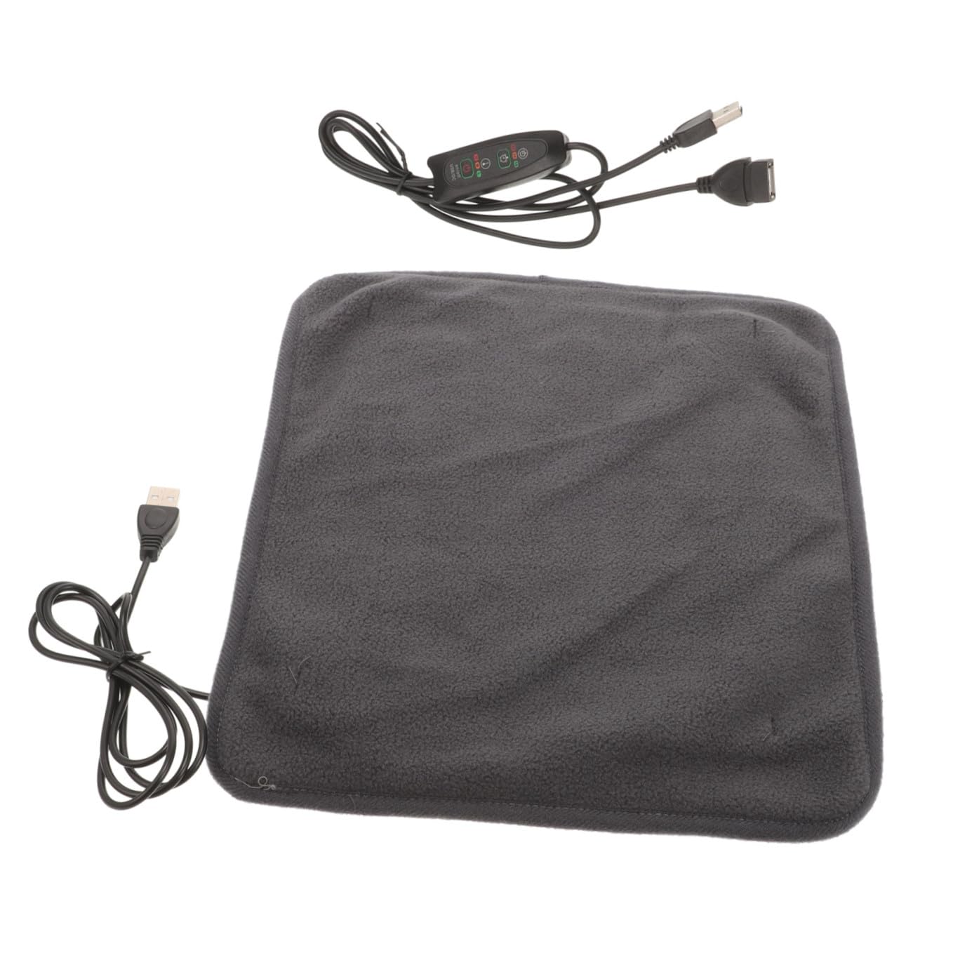 SOIMISS Elektrisches USB Heizkissen für Haustiere Verstellbare Wärmebett Heizmatte aus Polyester für Kleine Hunde und Katzen als Wärmende Liegefläche