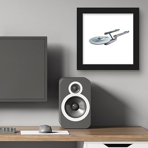 Miniatura 5 de Trends International Gallery Pops Star Trek USS Enterprise NCC-1701 - Póster de pared de barco, 12.00 x 12.00 pulgadas, versión de marco negro