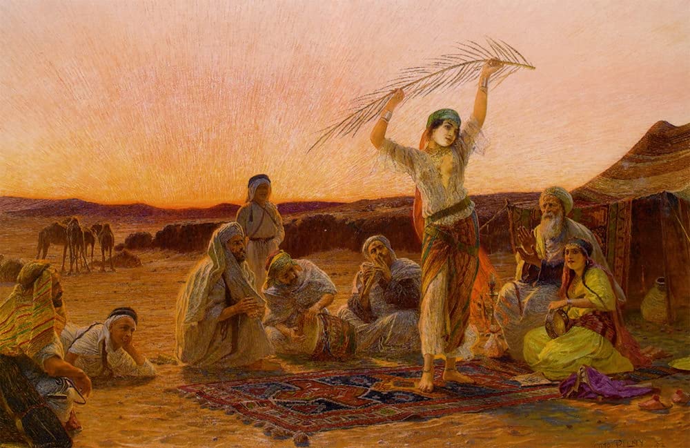 Art Tableau la danse d'Otto Pilny image sur toile 60x90cm