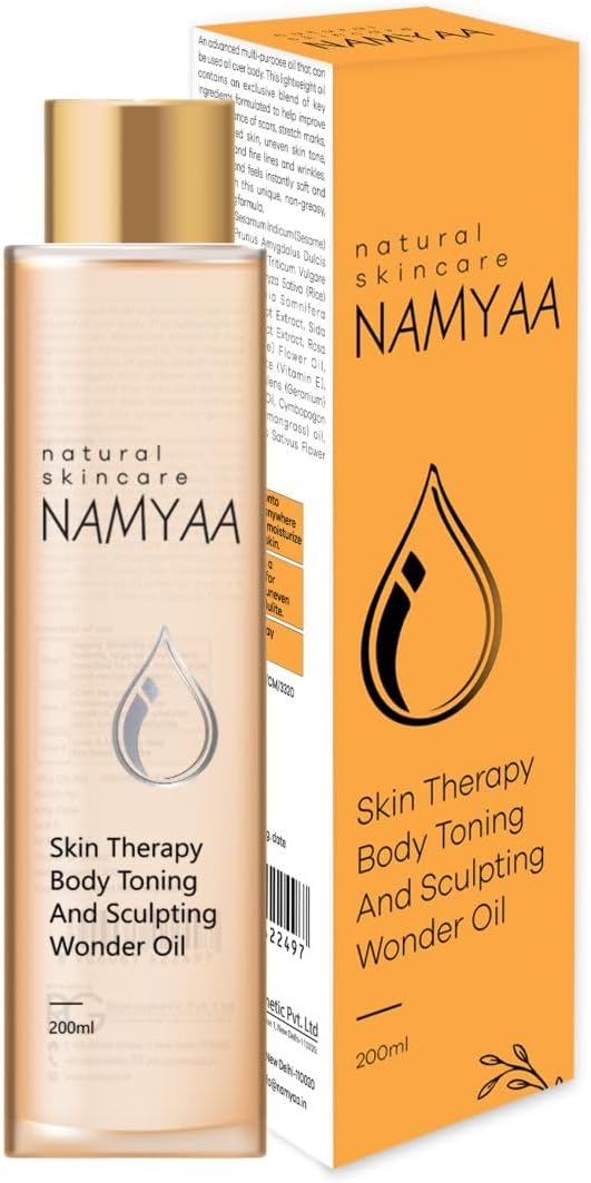Natural Science Body Toning, Sculpting Wonder Oil For Scars, Stretch Mark, Ageing, Uneven Skin Tone, Firming, Nourishment, 200 ml