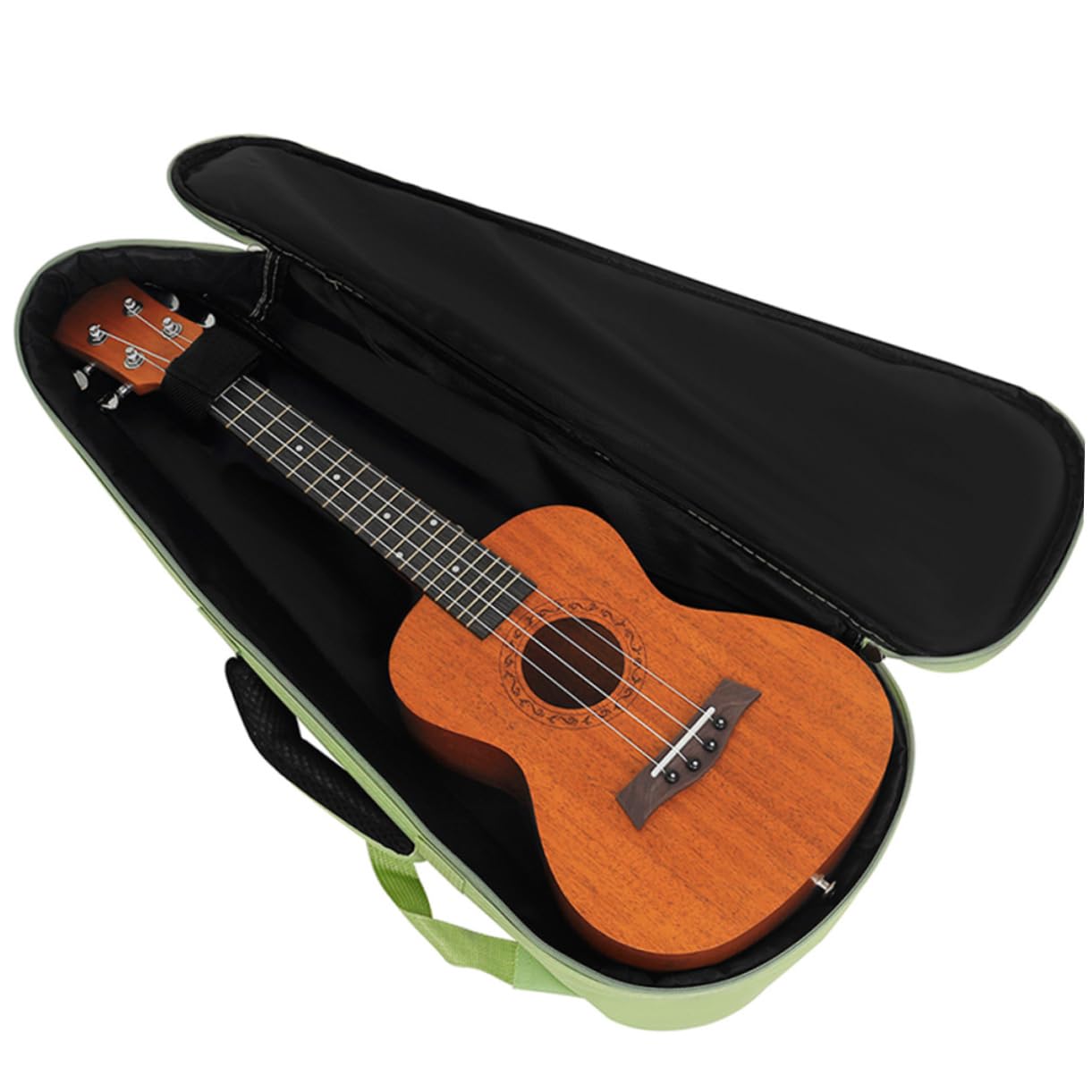 Generico Custodia Per Ukulele 23 Pollici Borsa Imbottita Oxford Trasporto Facile Per Musicisti Adatta Per Ukulele a 65 Cm Design Pratico Tracolla Comoda