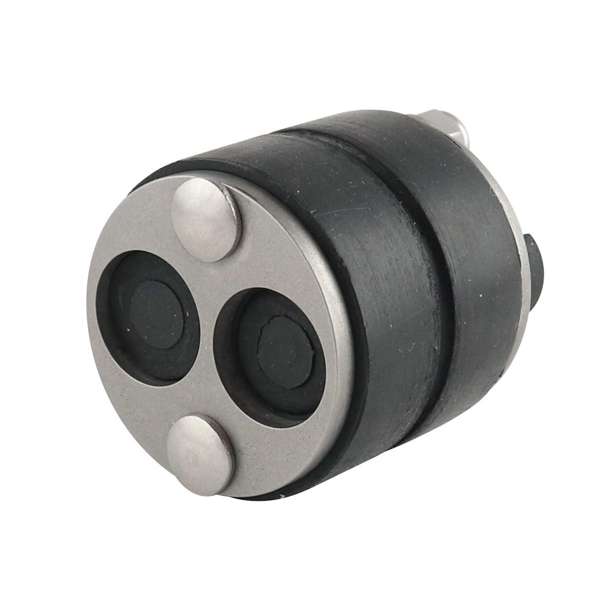 WITTKOWARE DN50 Mauerdurchführung 2-fach 6-16mm | 50mm Ringraumdichtung für Kabel & Rohre | V2A Edelstahl & EPDM 40mm | Druckdicht 1,5 bar
