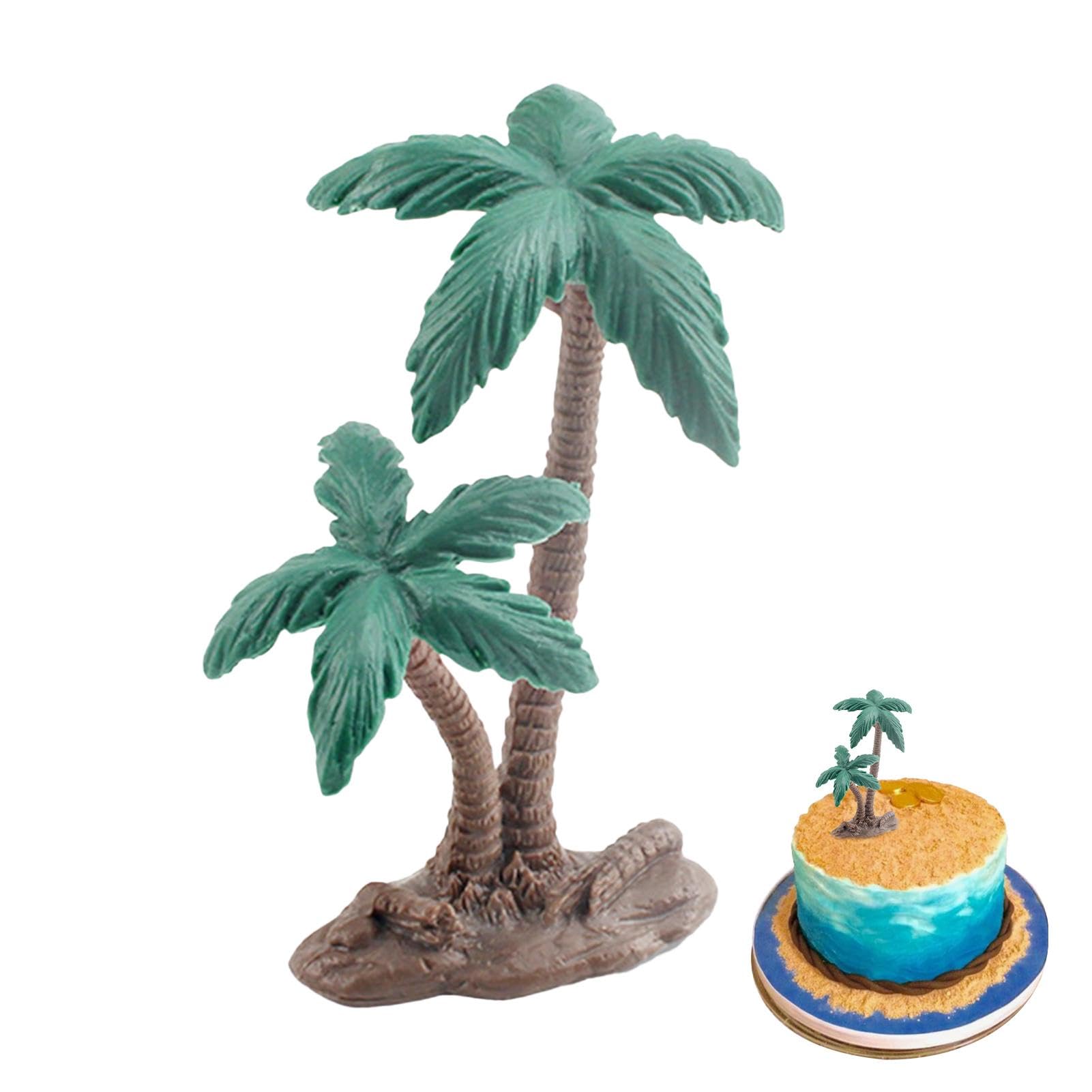 25 Pezzi Di Alberi Di Cocco In Plastica Per Decorazioni, Modellismo, Torte E Paesaggi – 5 Dimensioni, Verde