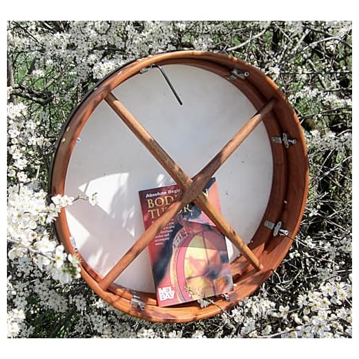Mid-East - Bodhrán (tambor celta irlandés, se puede afinar, incluye libro de texto en inglés)