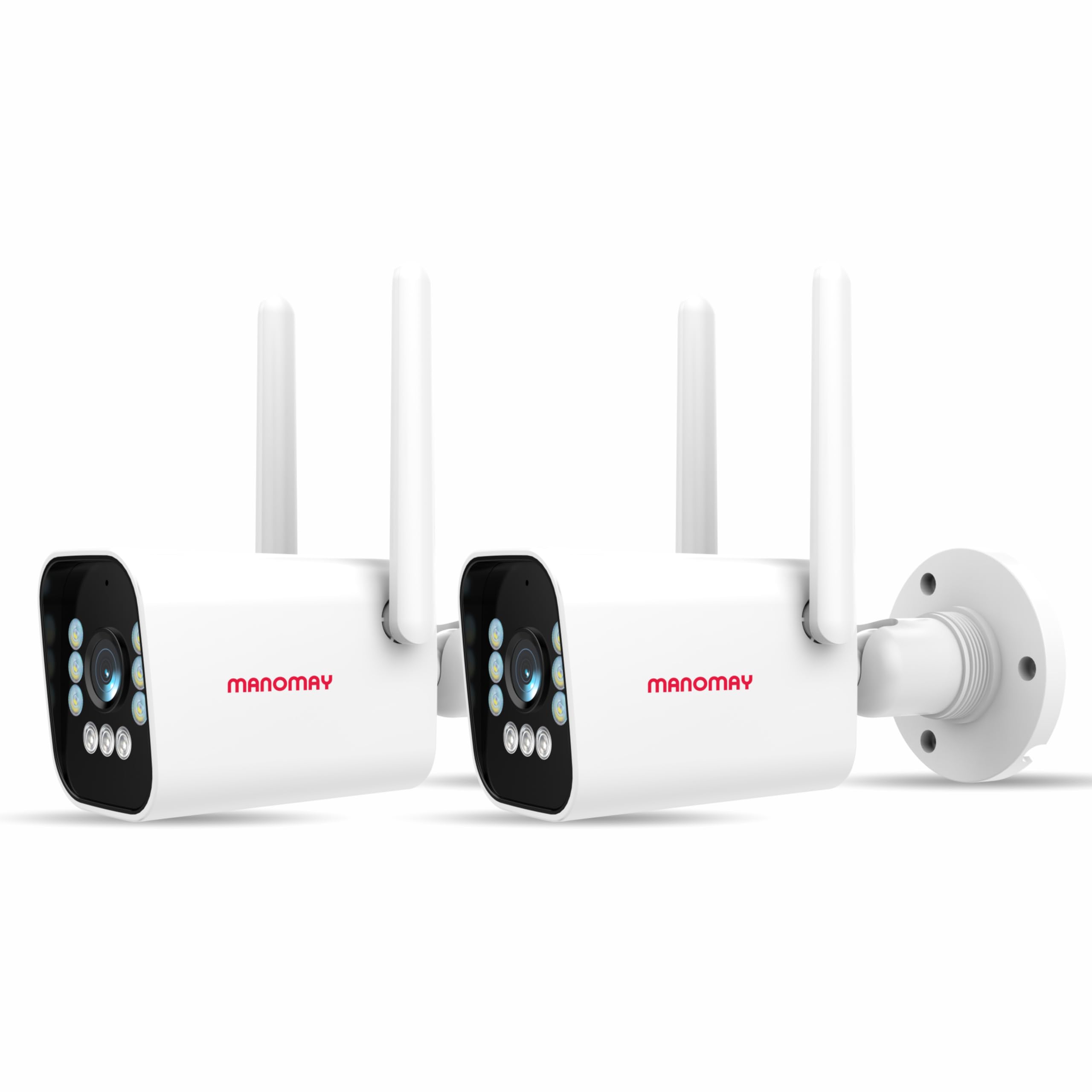 MANOMAY Protect Air 3MP WiFi Bullet Security Camera Pack of 2 BIS-ER STQC Certified,10X Digital Zoom, Color Night Vision, AI Human Detection,2-Way Audio, IP66 Waterproof,256GB Memory Card Support-picture-20