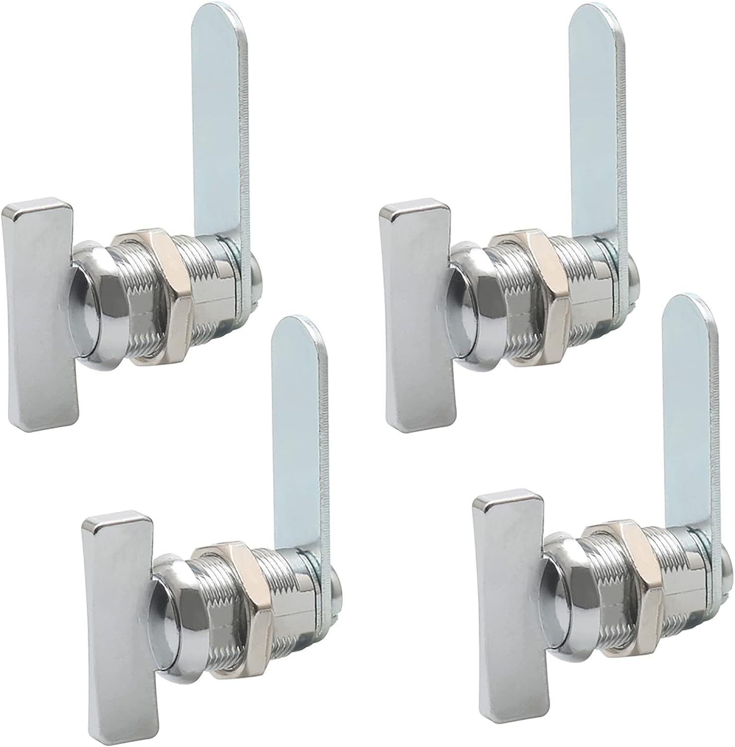 Schrank-SchubladeSchloss, Briefkastenschloss, Daumenbetätigtes, versetztes Nockenschloss, schlüssellose Drehverriegelung for Schrank, Briefkasten, Schublade, 100% Metall-Ersatz-Schließzylinder for Wo
