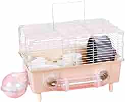 Amazon | ハムスター ケージ 大きい 2階建て 飼育キット セット