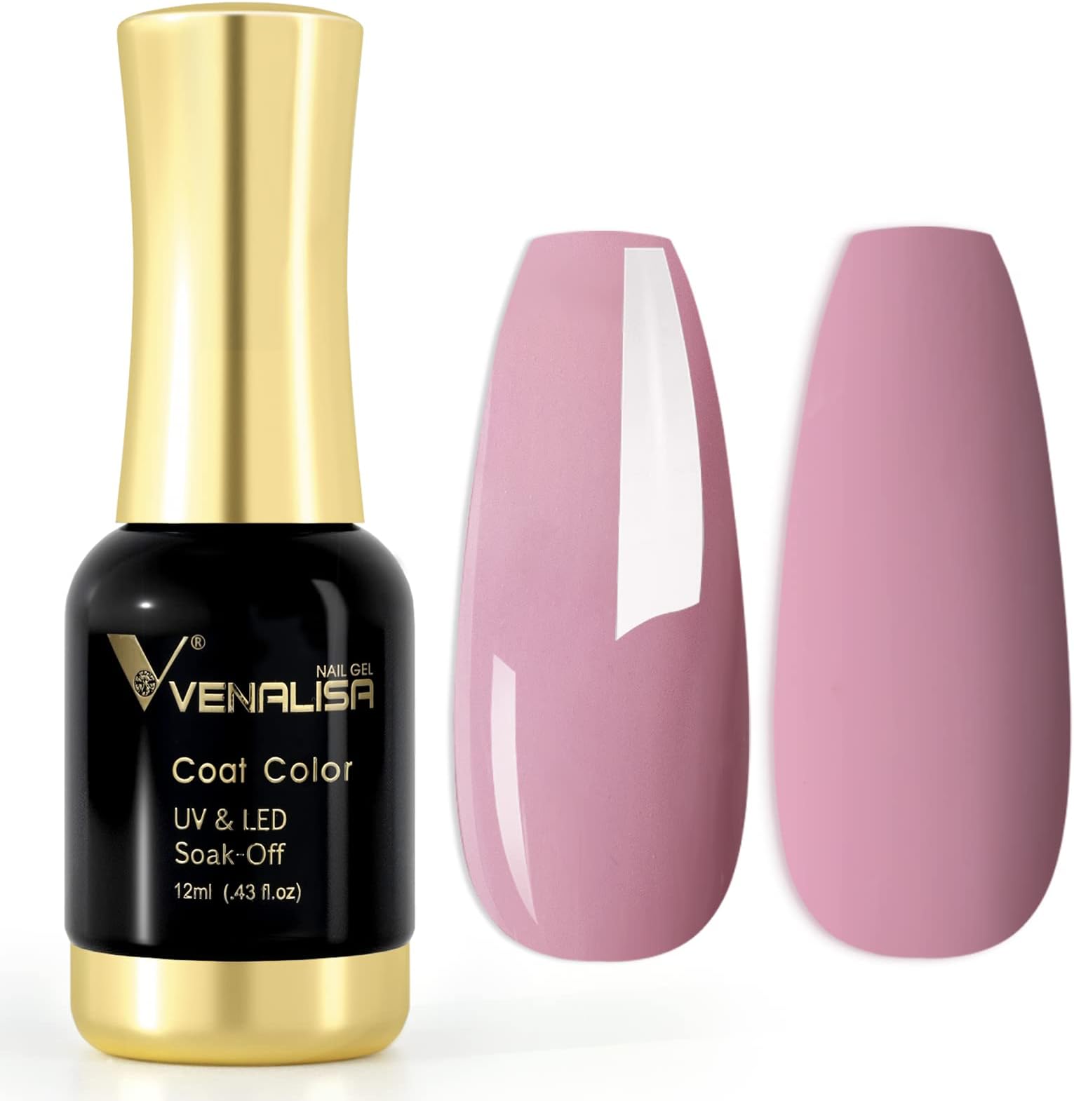 VENALISA Gel Nail Polish 12ml from BELLE GAGA™ Spring Summer Sweetness Color Soak Off UV LED Nail Gel Polish Nail Art Starter Manicure Salon DIY at Home (1077-Candy Taro)