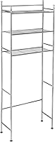 Honey-Can-Do BTH-05079 3-Tier Chrome Over Toilet Bathroom Shelf - Space-Saving Metal Storage Organizer 9.5x23x60"