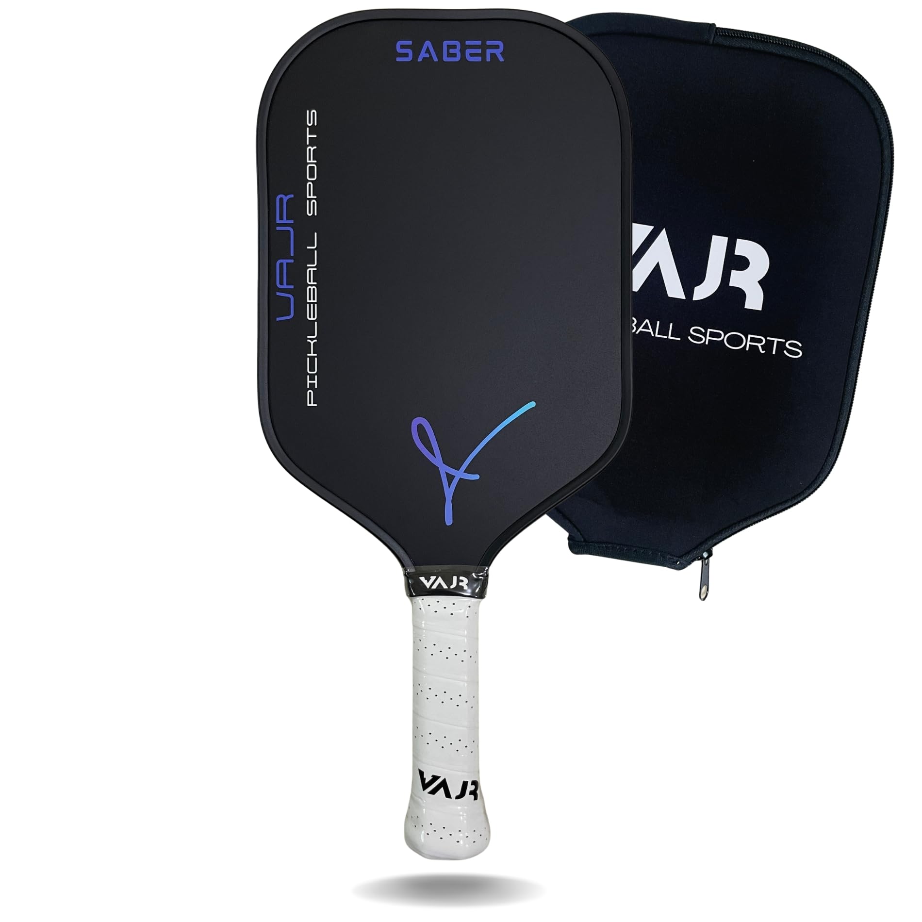VAJR Premium Pickleball Paddle | TRON Collection |16mm Thickness | Carbon-Fiber Spin tech | Beginner Level Paddle | Blue-image-28
