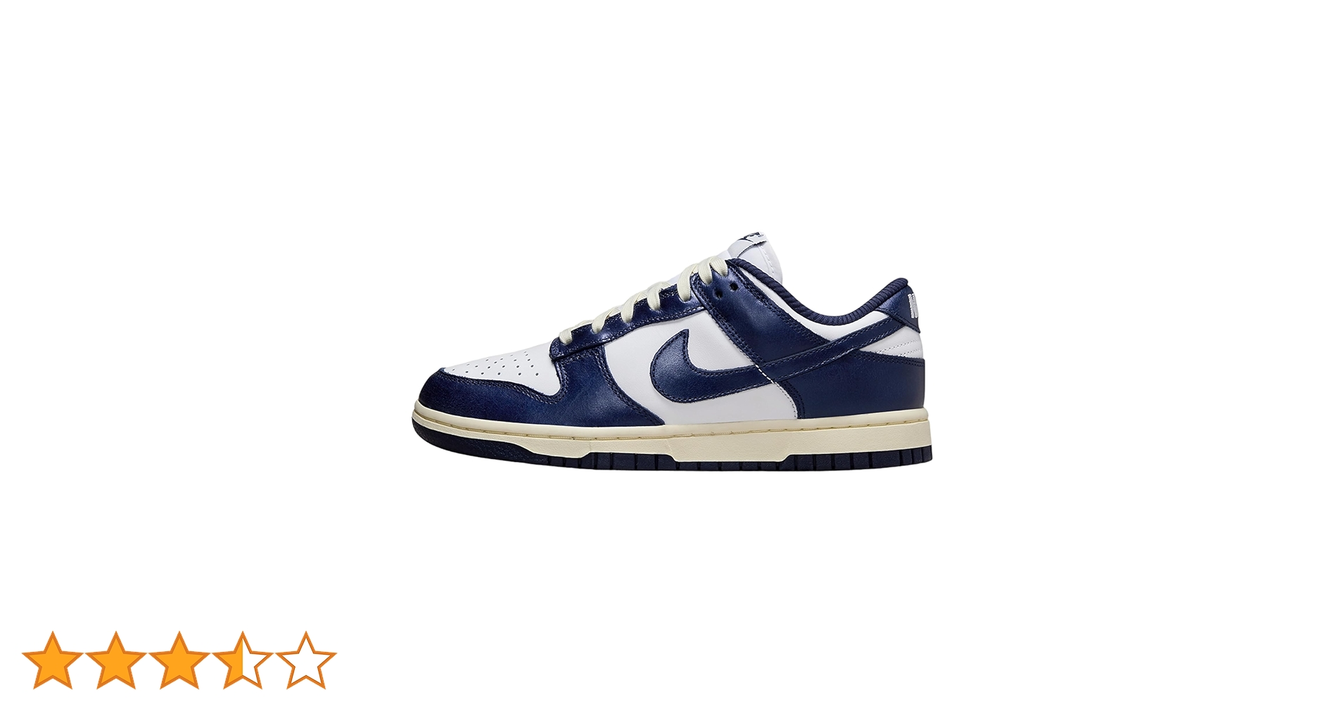 Nike Women's Sneaker Basketball Shoe, 8, White Dark Blue Midnight