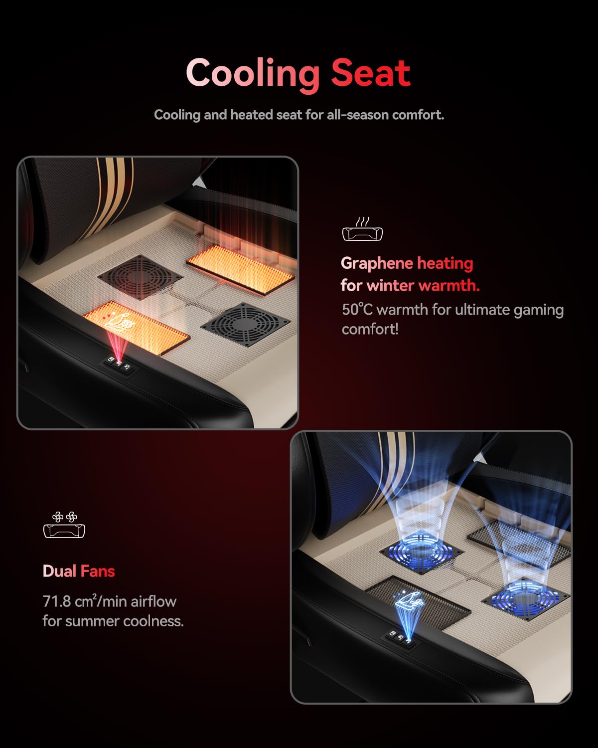 AutoFull M6 Ultra 2.0 Ergonomic Gaming Chair with Massage