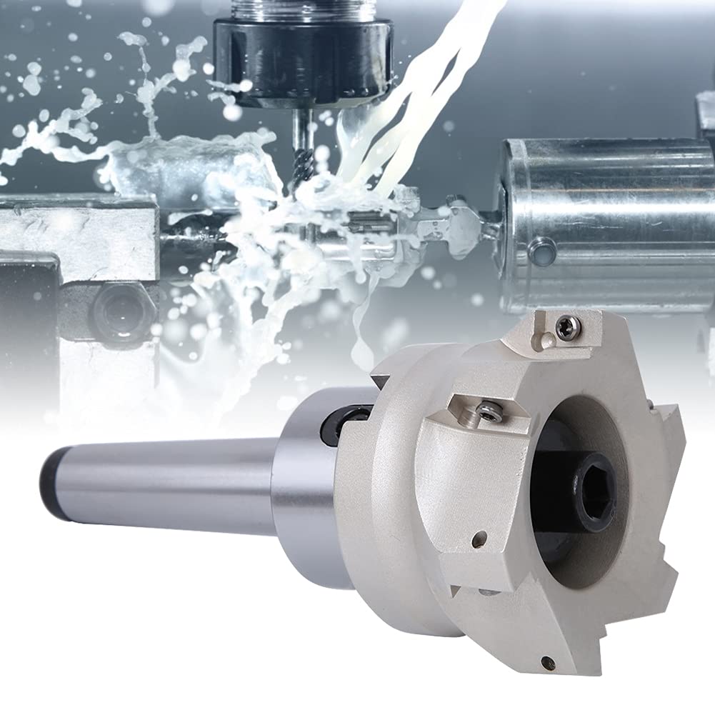 CHICIRIS BAP400R 6-Fluter-Rechtswinkel-Fräser mit FMB27 Collet Chuck Holder für Gesichtsmahlen, Starke Starrheit (#2)