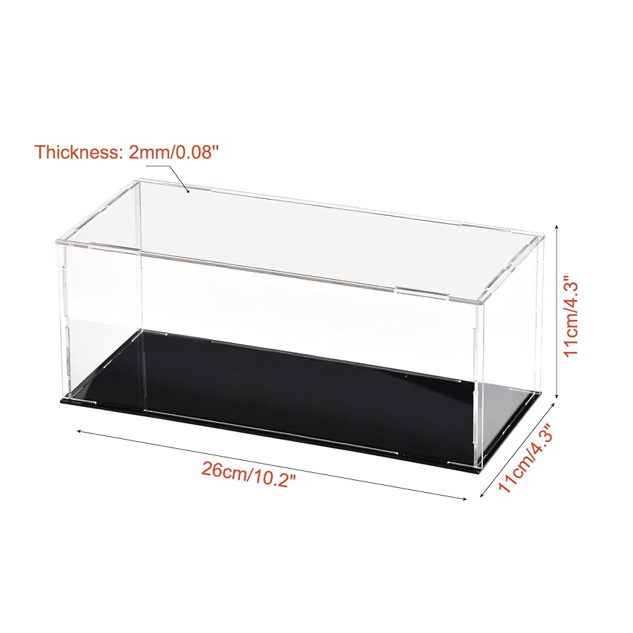フィギュアケース　アクリル ボックスショーケース　コレクションケース　収納ケース Amazon｜Edinstry 収納ケース アクリル収納ケース アクリル