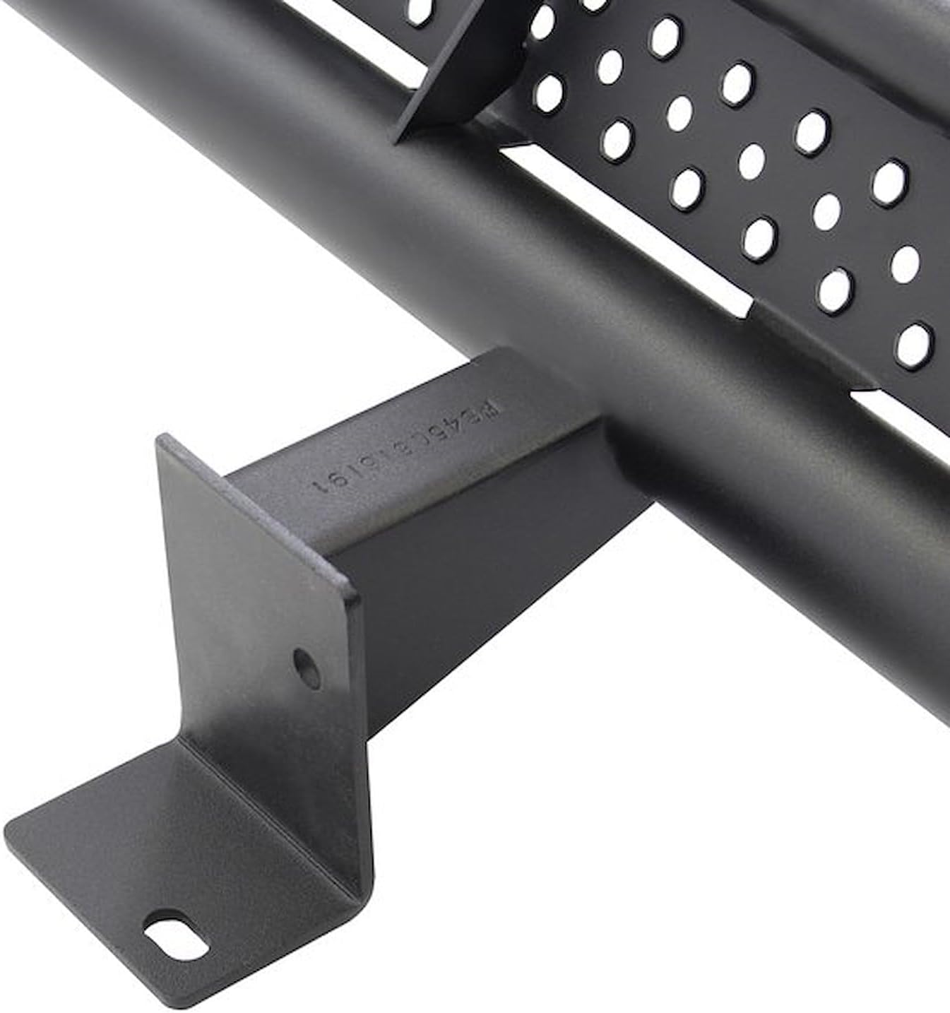 Go Rhino Frame Mount Sliders & Welded Mounting Brackets | Mild Steel, Textured Black | FS4505T | Fits 2007-2018 Jeep Wrangler JKU, 4-Door