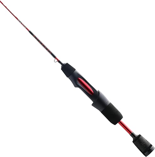 Miniatura 6 de Ugly Stik Combo de caña giratoria y carrete de hielo de carbono de 28 pulgadas, carrete de 5 tamaños, 1 caña de pescar, potencia de caña de luz