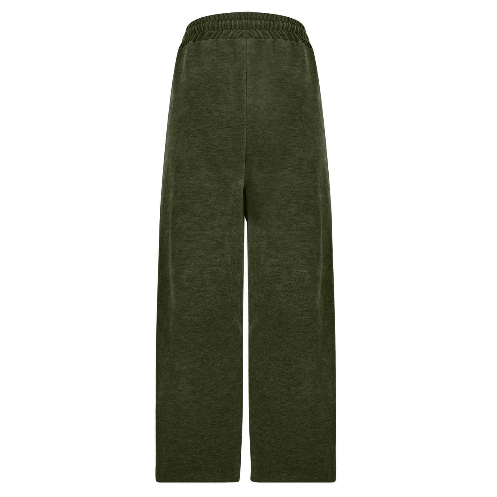 Pantalones deportivos holgados con cintura elástica para mujer, cómodos, elásticos, para gimnasio, entrenamiento, pierna recta, pantalones casuales para correr, deportes, transpirables, cálidos