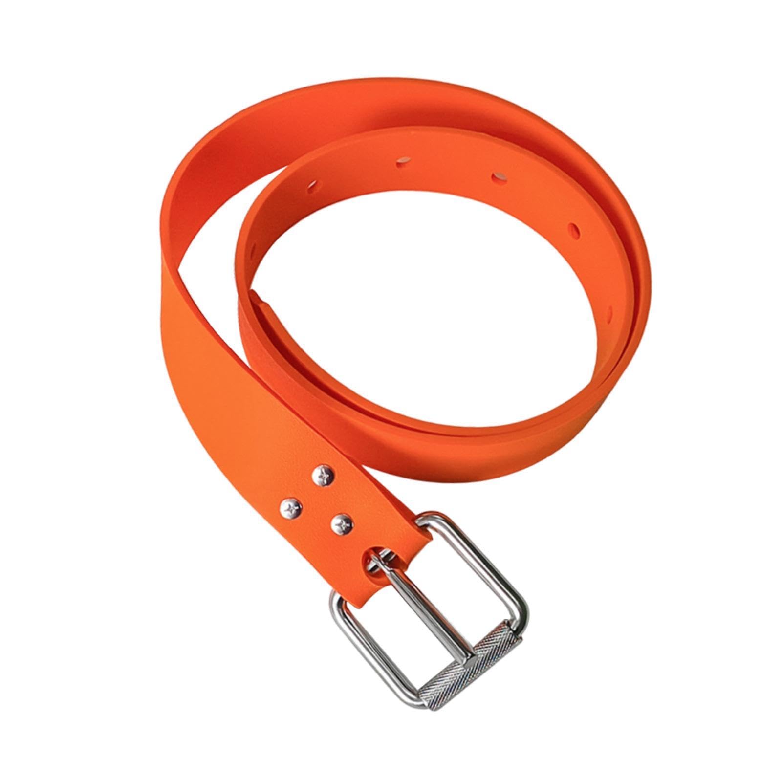 Ceinture de de Plongée Réglable, Accessoires Pratiques, Longueur 130 Cm, avec Boucle en Acier Inoxydable, Ceinture de pour L'apnée Dur
