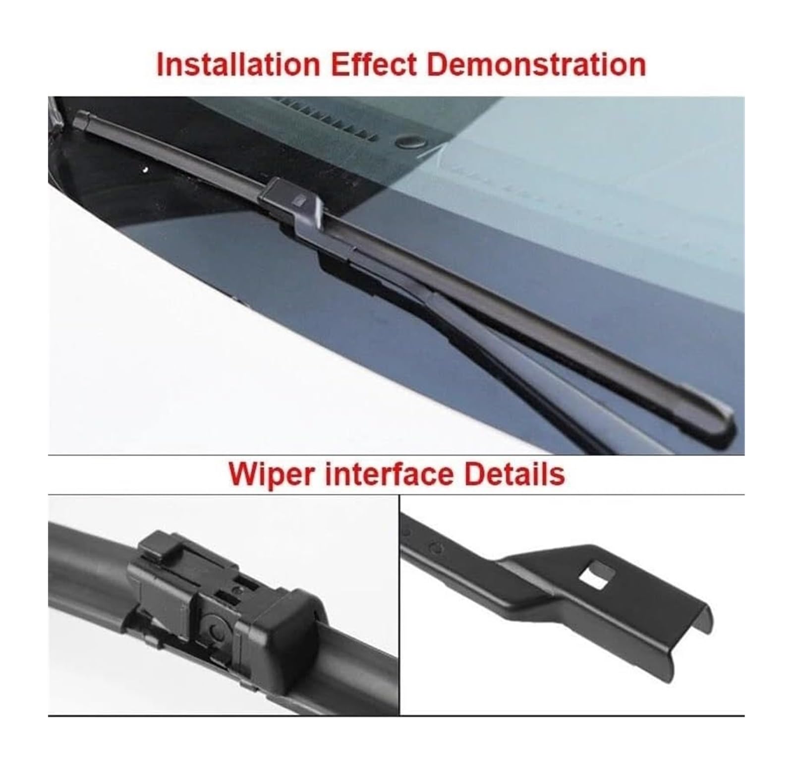 Auto Limpiaparabrisas Juego Para Q5 FY SUV 2017 2018 2019 2020 2021 2022 2023 Accesorios Para Coche Escobillas Limpiaparabrisas Delanteras Traseras 24" + 20" + 15"