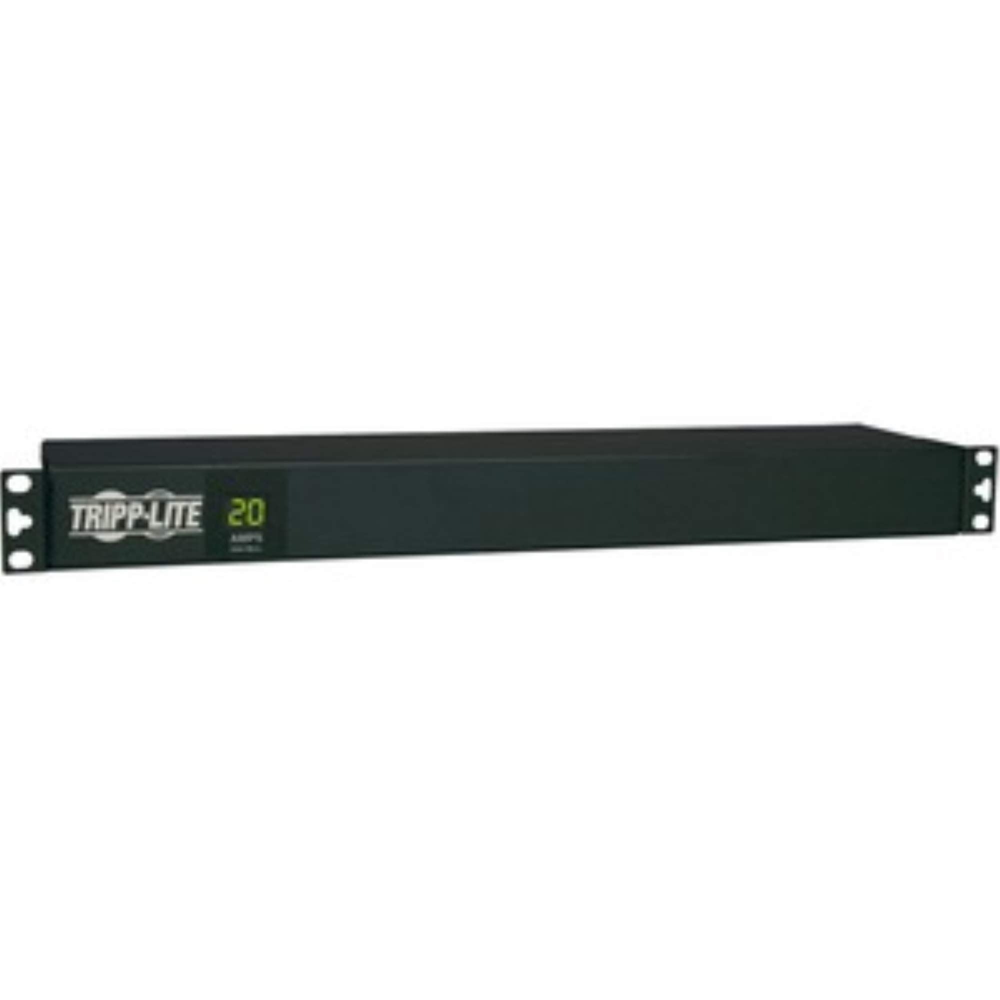 Tripp Lite Metered PDU, 20A, 12 Outlets (5-15/20R), 120V, L5-20P/5-20P Input, 6 ft. Cord, 1U Rack-Mount Power (PDUMH20-6)