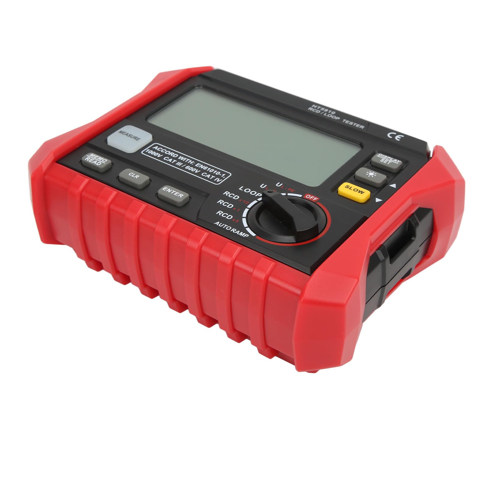 Schleifenwiderstandsprüfgerät, HT5910 0V-440V RCD-Schleifentest Kompaktes RCD-Widerstandsprüfgerät zur Stromkreiserkennung
