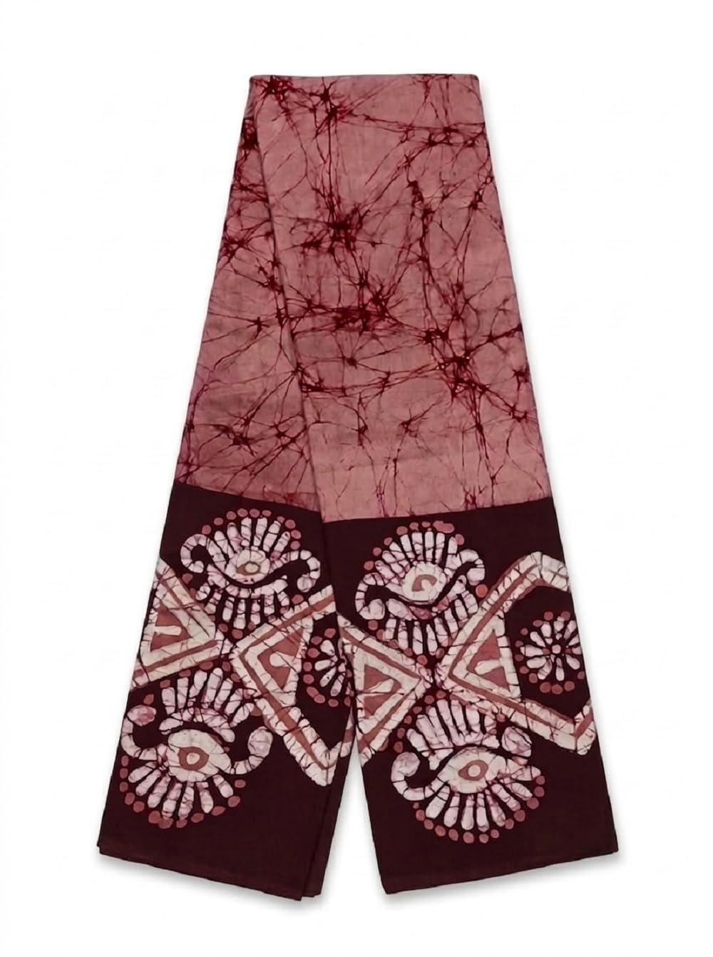 branded pure cotton batik print 2 meter brown color premium Men lungi-image-5