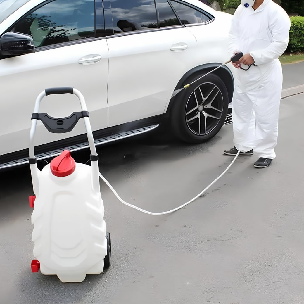 L' AUTHENTIQUE Pulvérisateur Électrique Pro Sprayer III 30L – Pulvérisateur Électrique Toiture Longue Portée à Batterie Rechargeable, Tuyau 8m - 1 Batterie MODELE ORIGINAL