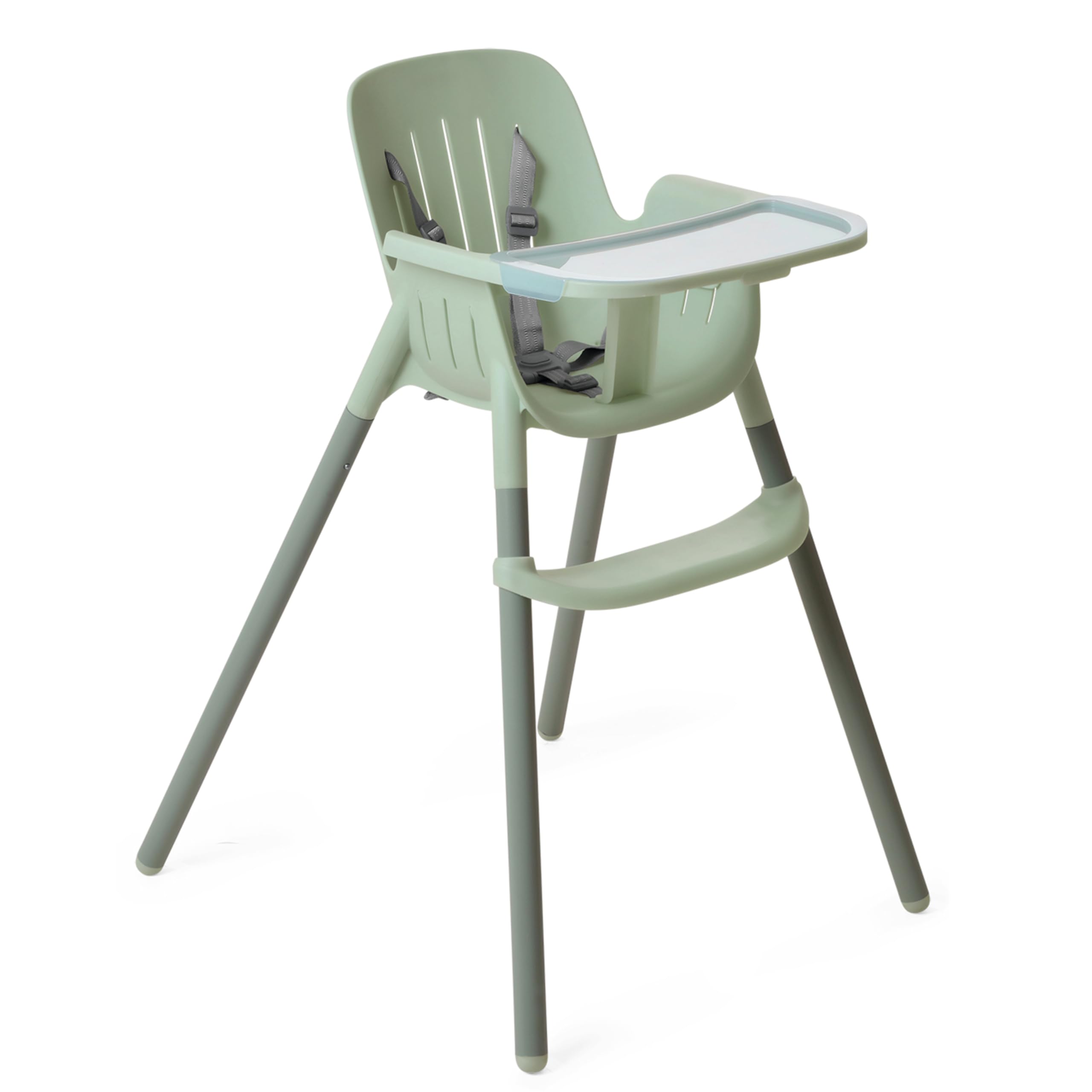 Peg Perego Poke High Chair - Modern and Easy to Clean - from 6 to 36 Months - Frosty Green (Soft Sage)