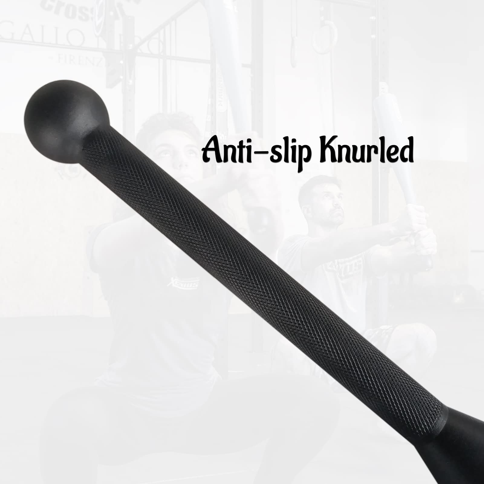 Bad Company Steel Indian Club Bell, stalen swingstok voor effectieve