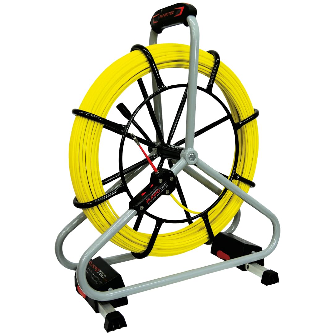 270 kg Kit professionnel en fibre de diamètre 6 mm, 60 m filetage RTG Diamètre 6 mm avec bobine en acier diamètre 83 cm Largeur 53–10063