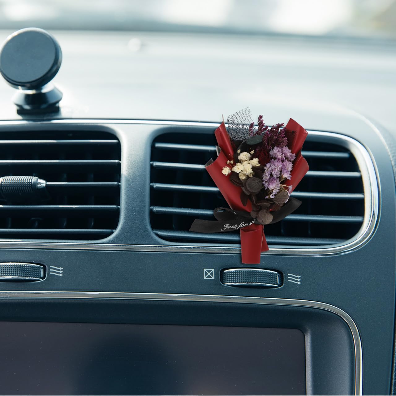 iplusmile 4pezzi Fioriera Profumata Per Auto Con Clip Decorativa Diffusore Aria Con Bouquet Immortale Per Ventilazione Accessori Eleganti Per Auto e Decorazioni Per Ambienti Domestici