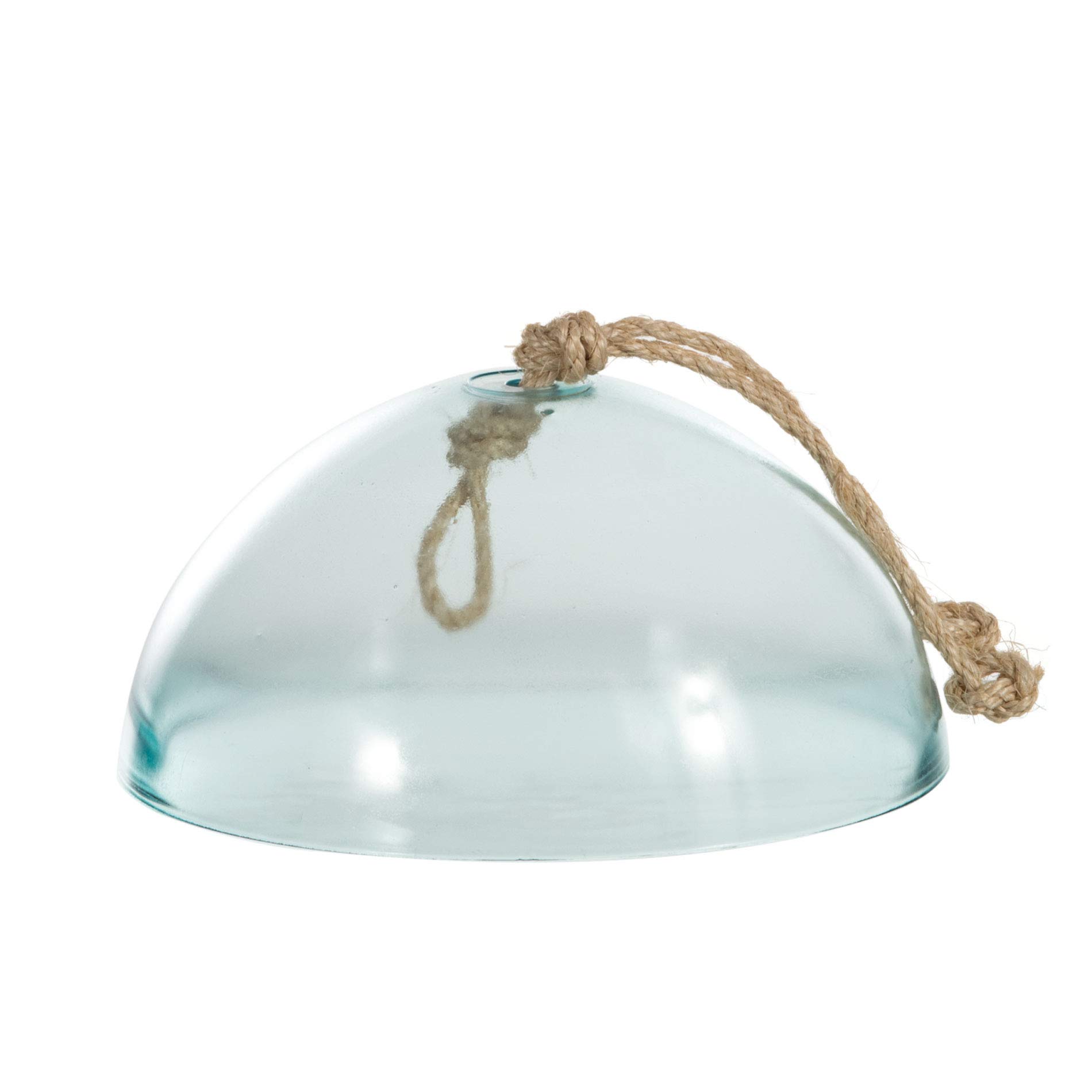 Cloche en verre vert clair unique pour sublimer votre décoration de table