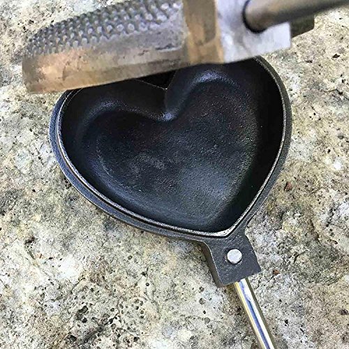 BestNest Rome Cast Iron Love Pie Pie Irons, Pack of 2