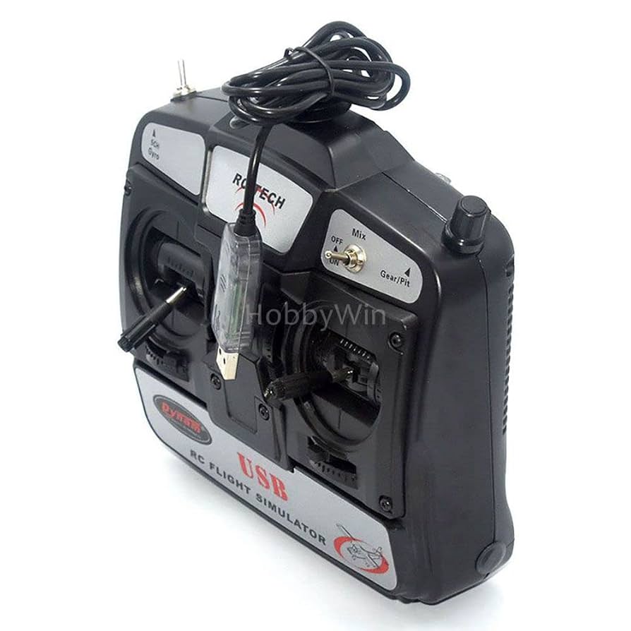 Dynam 6チャンネルモード2 USB RCフライトシミュレーター リモコン Amazon.com: Dynam 6 Channels Mode 2 USB RC Flight Simulator