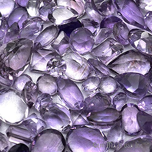 Wholesale 50cts Mix Amethyst,Loose Faceted Stones, Amethyst Mix Gemmartusa Loose Gemstone(AA-60001) - Thumbnail 6