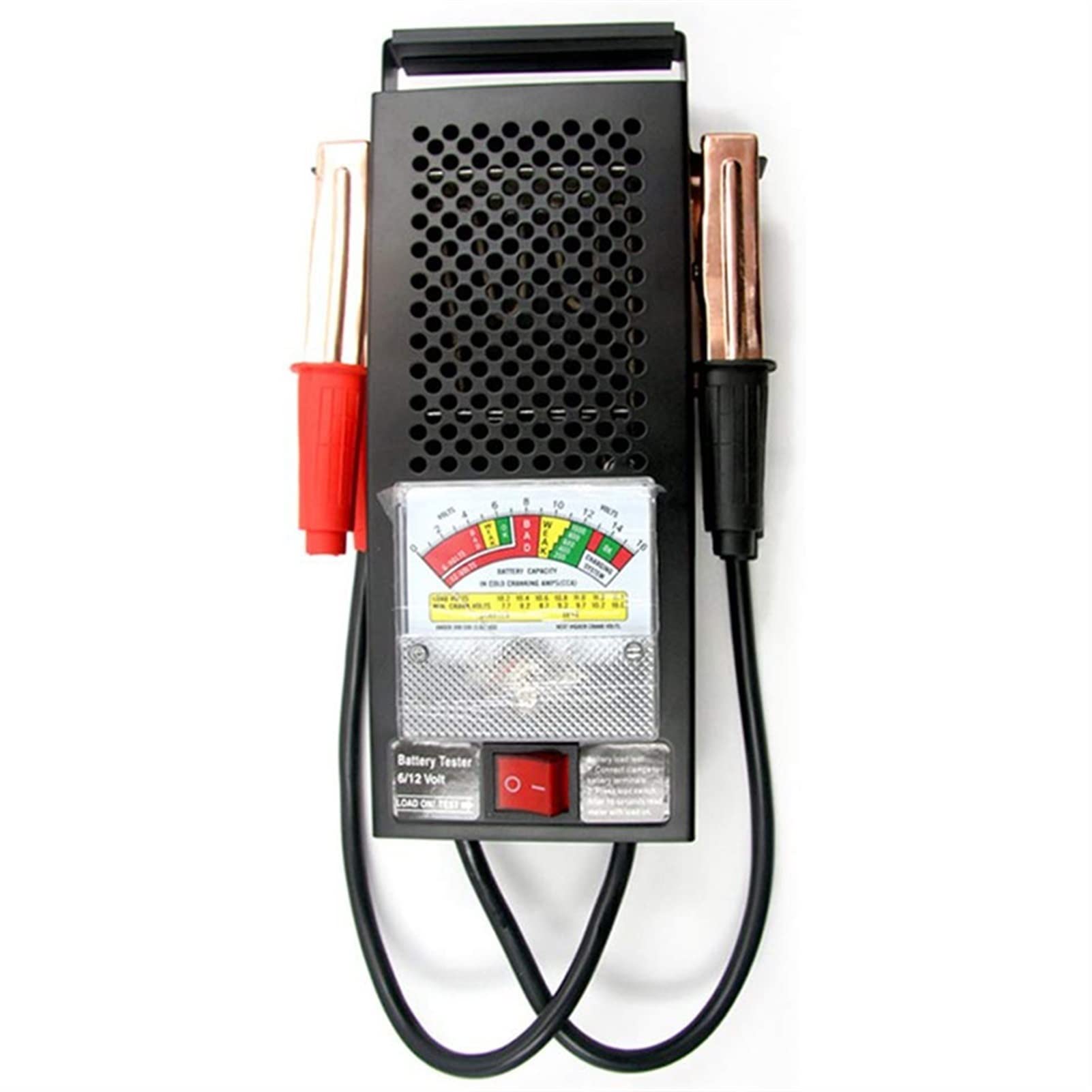 Tester per Batteria, Tester di carico della Batteria 10 0A 12V. Auto 6 V for Schu Macher 12 Meccanica Tipo di Camion per Auto, Camion, Marina, Moto, SUV, Barca