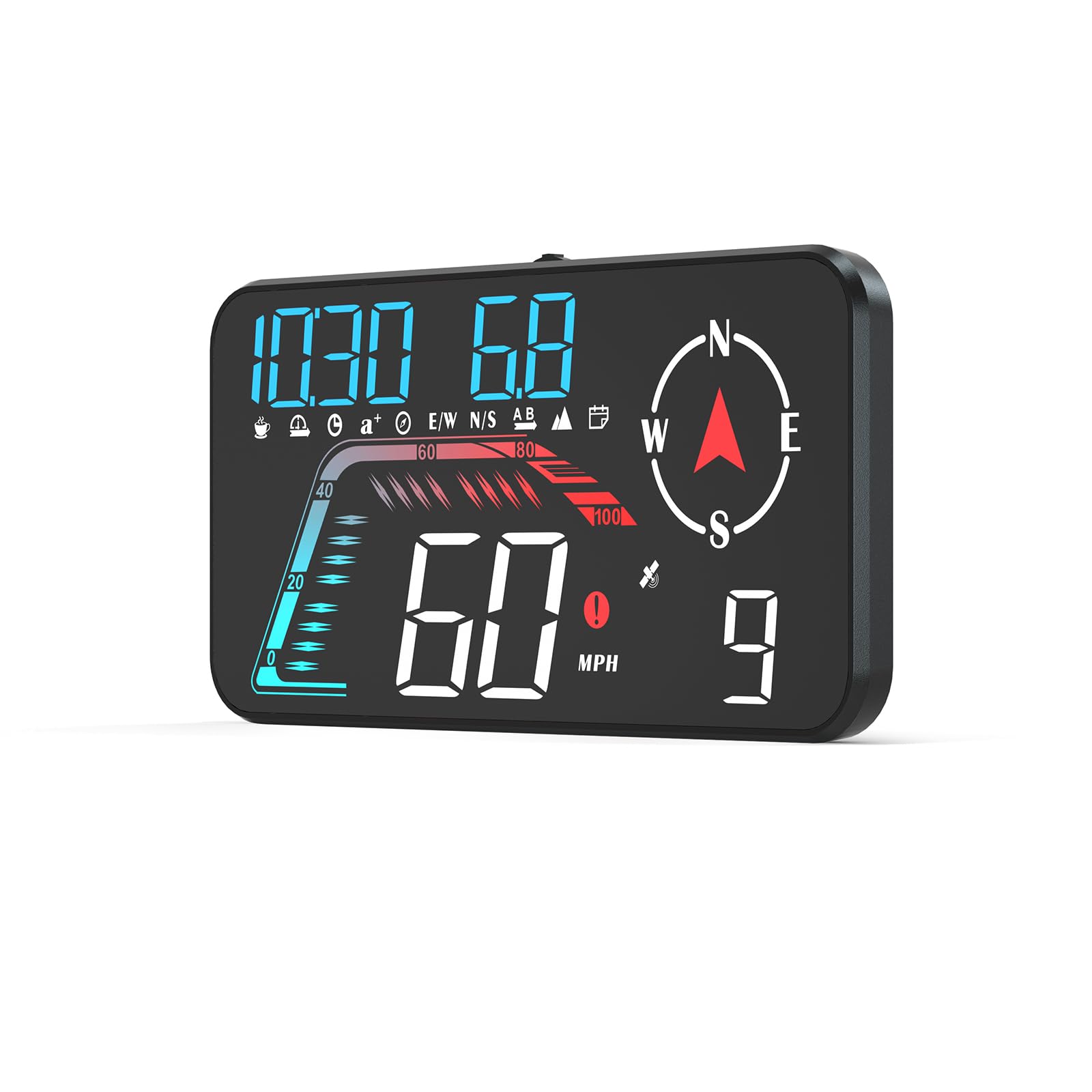 Liiiyuan Hud Car Head Up Display G12 with HD LED Display for All Speedometer for All Speedometer Models, with Adaptive Light Sensing-image-14