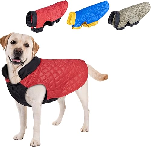 CuteBone Chaqueta acogedora de invierno para perro, resistente al viento, ropa cálida para mascotas, cómodo chaleco acolchado para perro, abrigo de disponible en Yaxa El Salvador