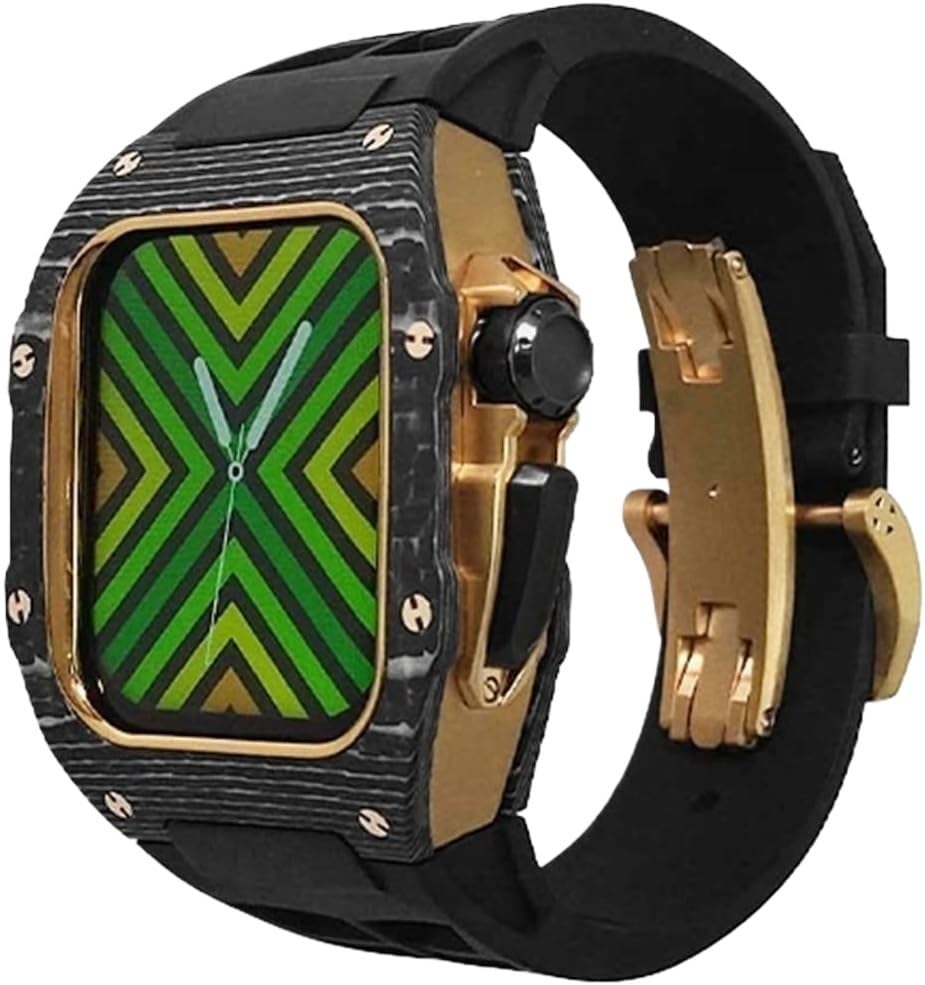 Mod kit Apple Watch Series 9 8 7 boîtier métal titane montre 45 mm