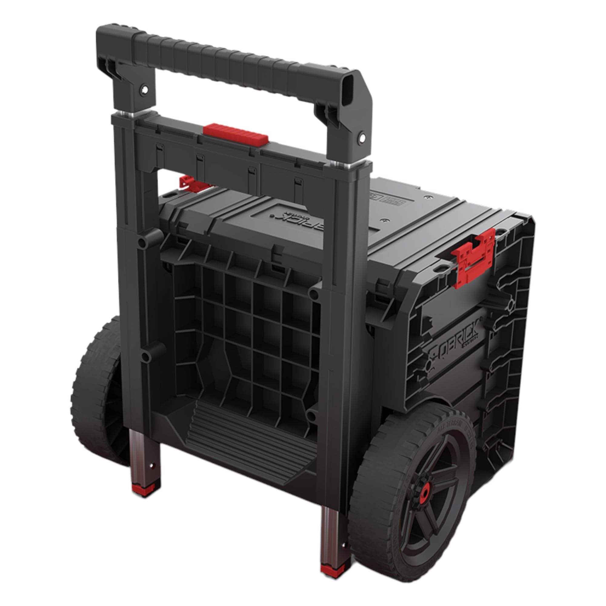 Toolbrothers Rhino L Drawer 3 Cart Plus ECO - przenośna walizka narzędziowa z szufladami, 2 x 4,5 l, 12 l, z podwójnym uchwytem teleskopowym