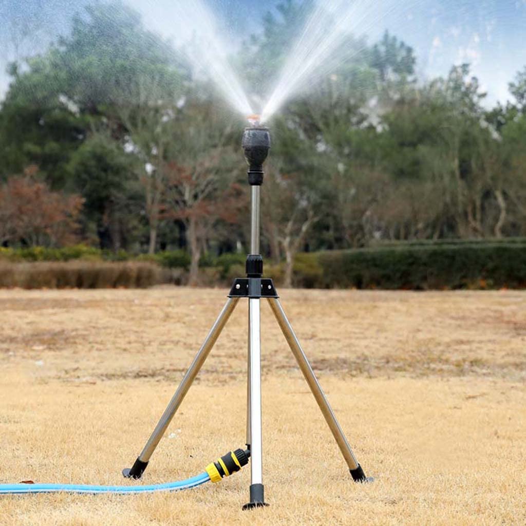 WZX Irrigatore da Giardino, irrigatore Automatico Regolabile a 360° Sistema di irrigazione del Prato Che Copre Un'Ampia Area con Design Senza perdite Spruzzatore Durevole, Facile connessione