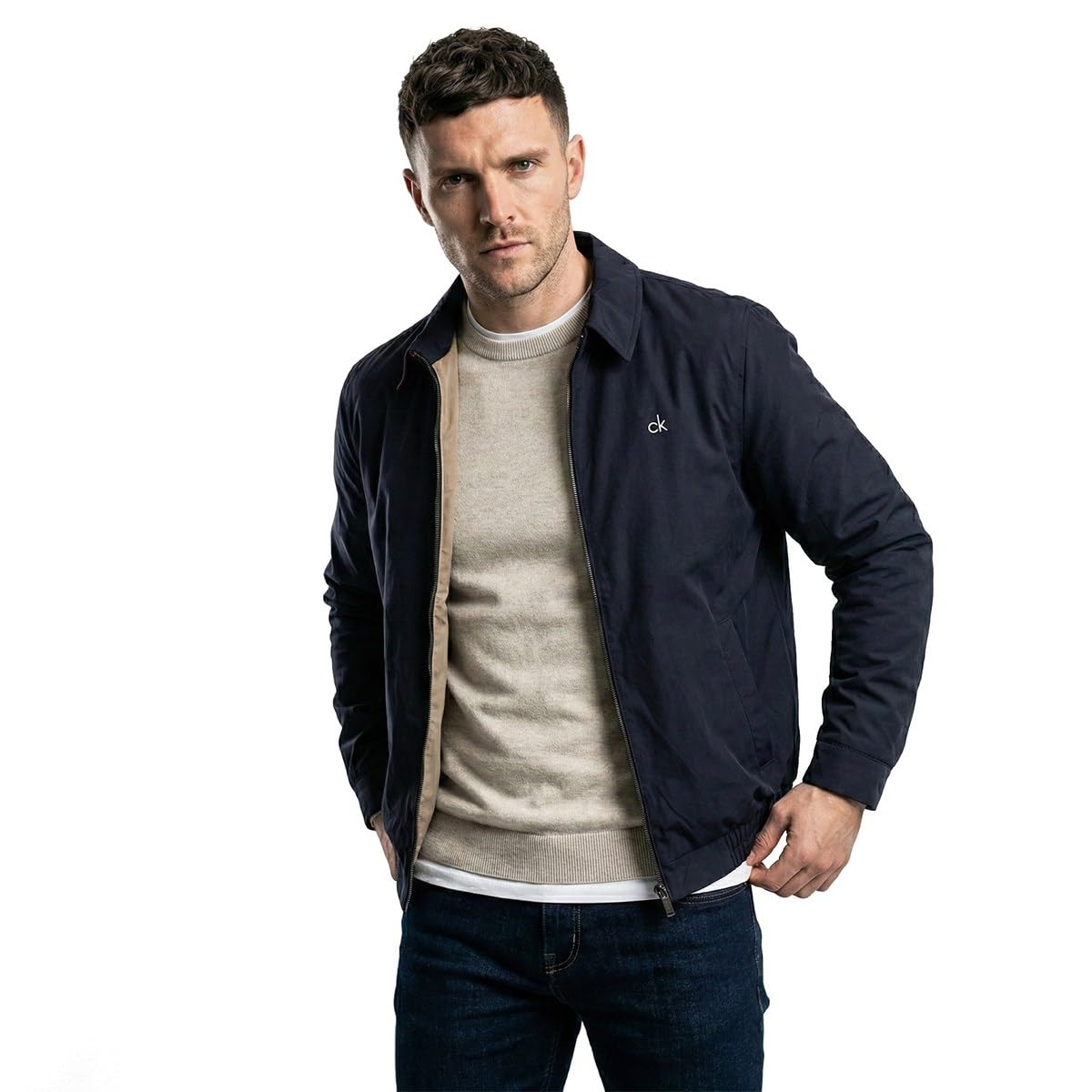 Calvin Klein Hawkins Herren-Bomberjacke 2026, klassisch, stilvoll