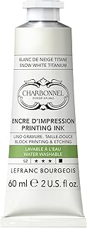 Lefranc Bourgeois 301513 Carbonnel, pintura de cobre lavable con excelente resistencia a la luz, vegano, 100% sin disolventes, tubo de 60 ml, color blanco titanio